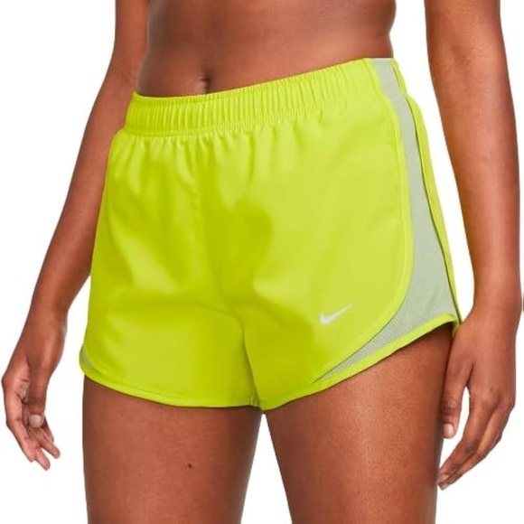 Nike Pants - Nike Drifit Tempo green blue black Women's Athletic Running Shorts large